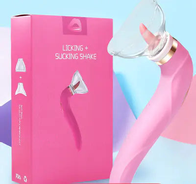 Estimulador Oral Vibratorio de Lengua de Silicona Suave para Mujeres